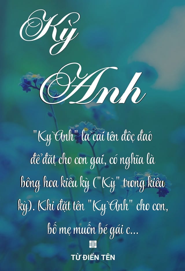 Ý nghĩa tên Kỳ Anh - Tiểu thư đài các và kiêu sa