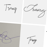 Tổng hợp chữ ký tên Trang đẹp nhất