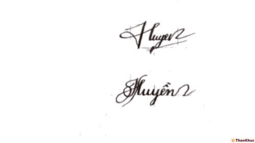 Chữ ký tên Huyền đẹp - Mẫu 12