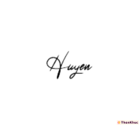 Chữ ký tên Huyền đẹp - Mẫu 18