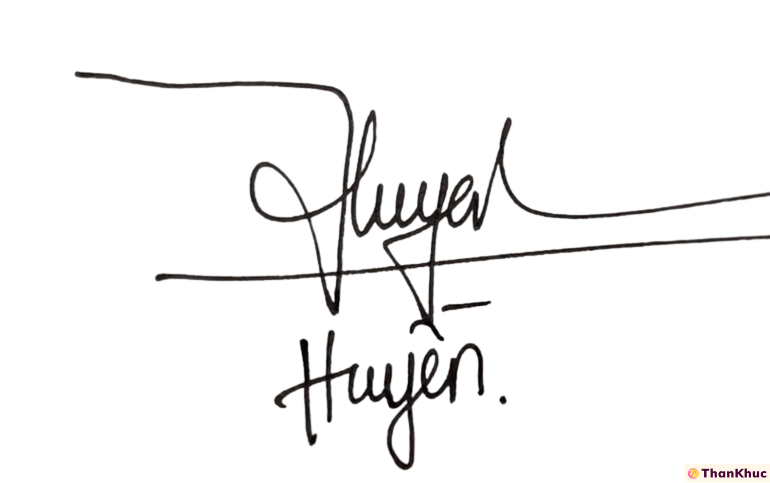 Chữ ký tên Huyền đẹp - Mẫu 3