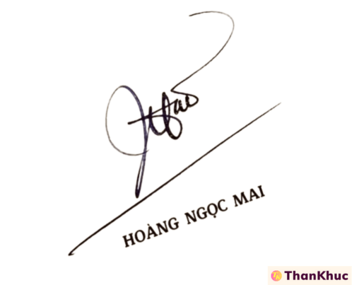 Chữ ký tên Mai - Mẫu 2