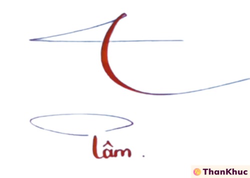 Chữ ký tên Lâm - Mẫu 4