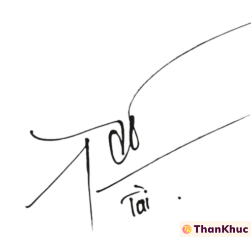 Chữ ký tên Tài - Mẫu 9