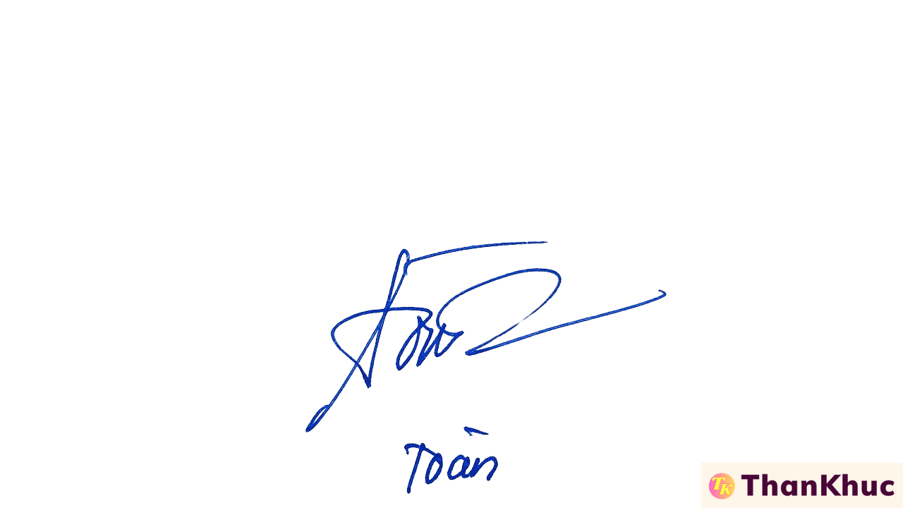 Chữ ký tên Toàn - Mẫu 7