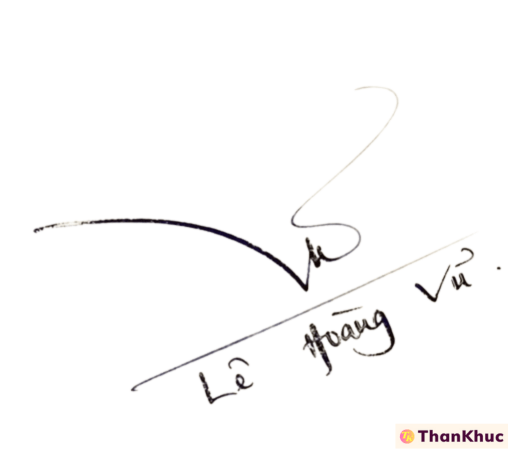 Chữ ký tên Vũ - Mẫu 5
