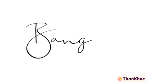 Chữ ký tên Bằng - Mẫu 4