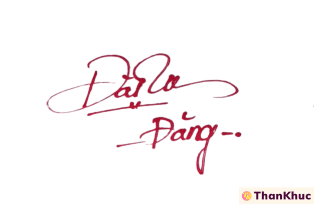Chữ ký tên Đăng - Mẫu 8