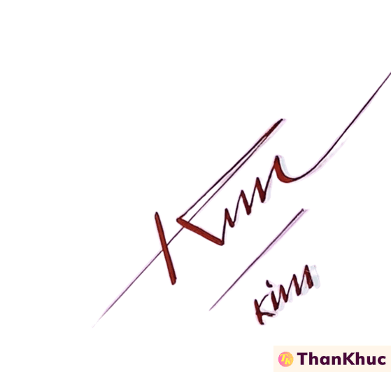 Chữ ký tên Kim - Mẫu 1