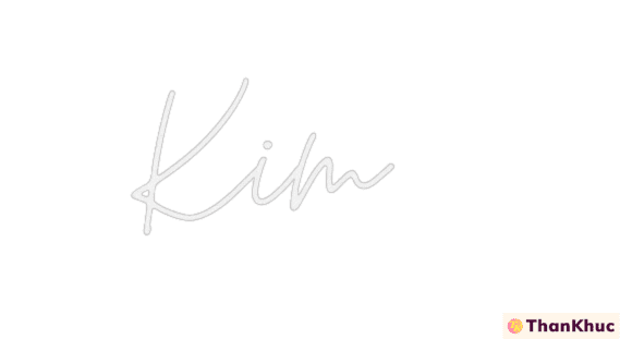 Chữ ký tên Kim - Mẫu 5