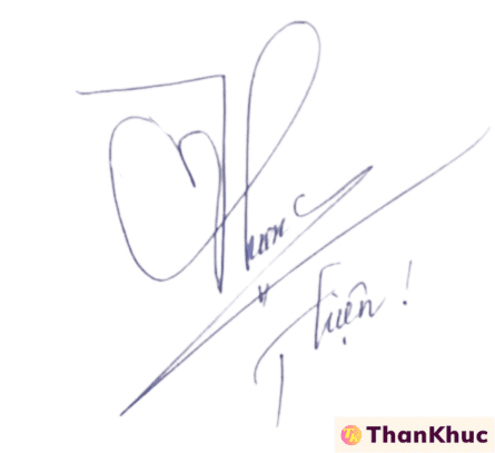 Chữ ký tên Thiện - Mẫu 12
