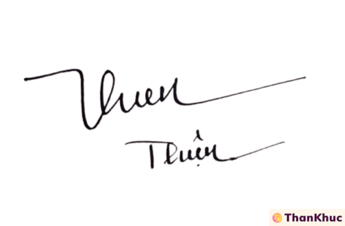 Chữ ký tên Thiện - Mẫu 6