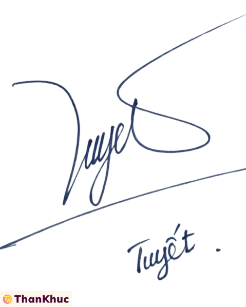 Chữ ký tên Tuyết - Mẫu 10