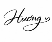 Chữ ký tên Hương 76