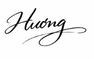 Chữ ký tên Hương 80