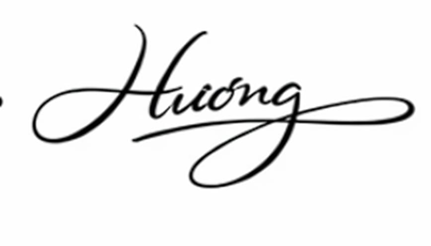 Chữ ký tên Hương 49