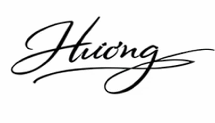 Chữ ký tên Hương 50