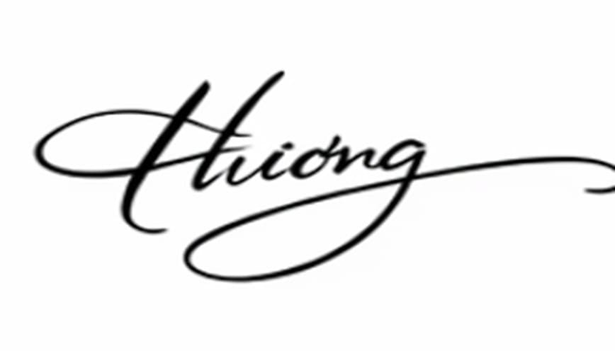 Chữ ký tên Hương 52