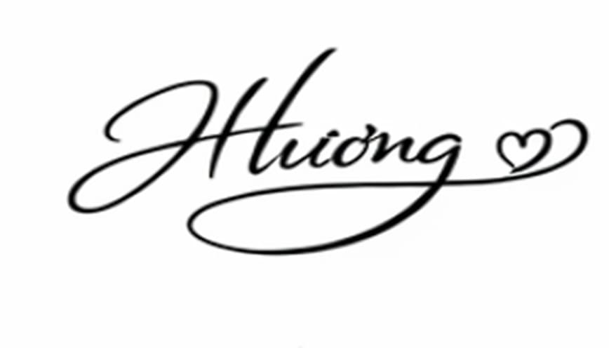 Chữ ký tên Hương 55