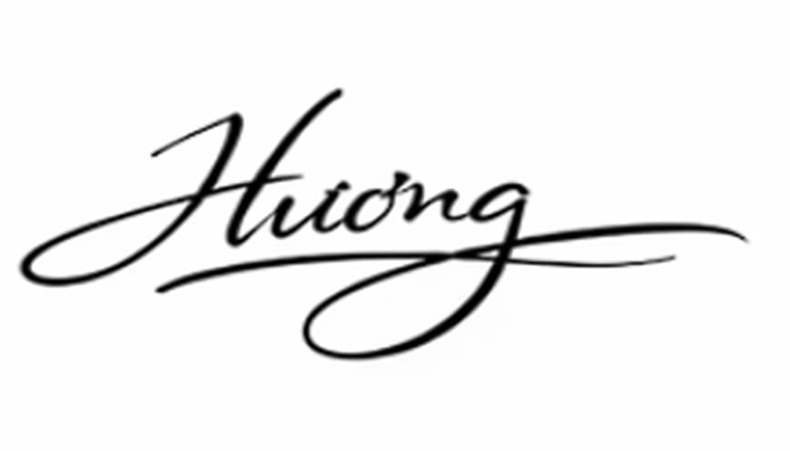 Chữ ký tên Hương 58