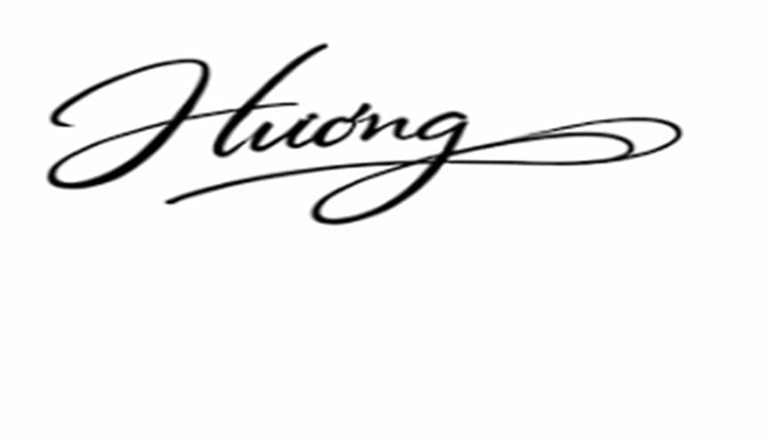 Chữ ký tên Hương 70