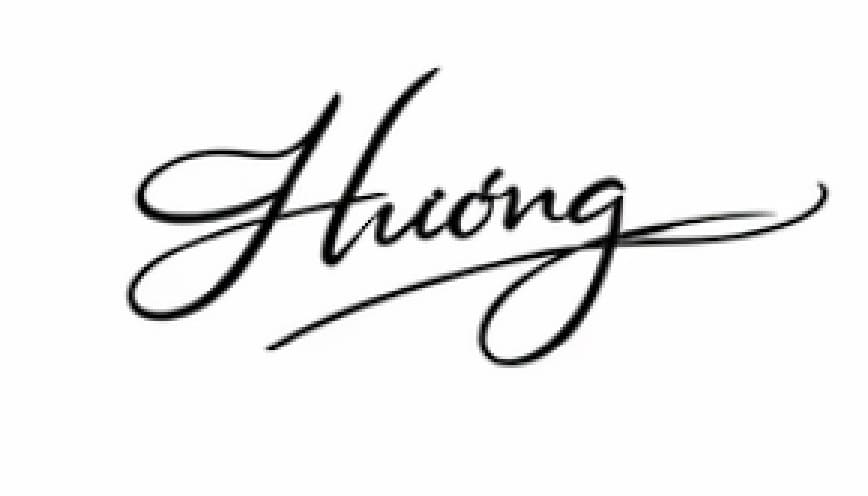 Chữ ký tên Hương 43
