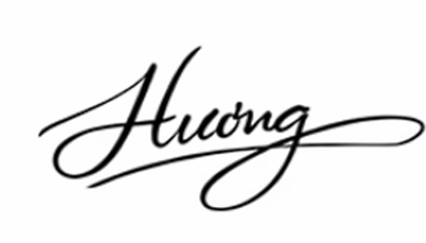 Chữ ký tên Hương 44