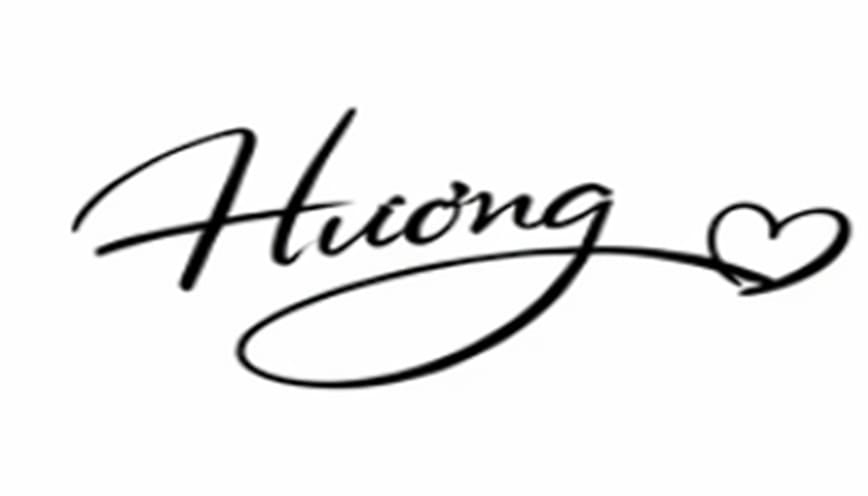 Chữ ký tên Hương 45