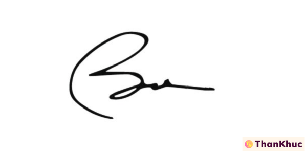 Chữ ký tên Ba - Mẫu số 4