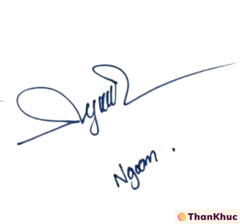 Chữ ký mẫu tên Ngoan - số 2