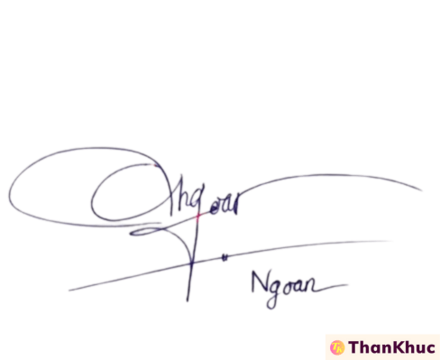 Chữ ký mẫu tên Ngoan - số 3
