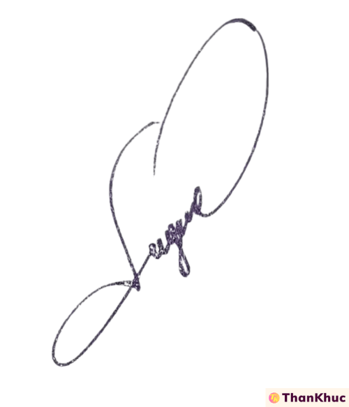 Chữ ký tên Luyễn mẫu số 2