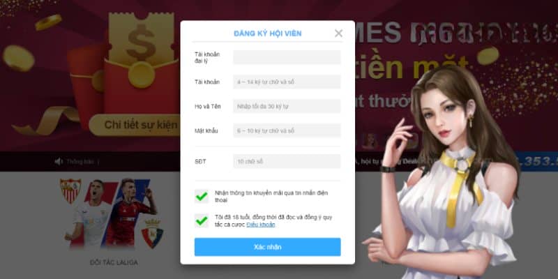 Hướng dẫn đăng ký THABET
