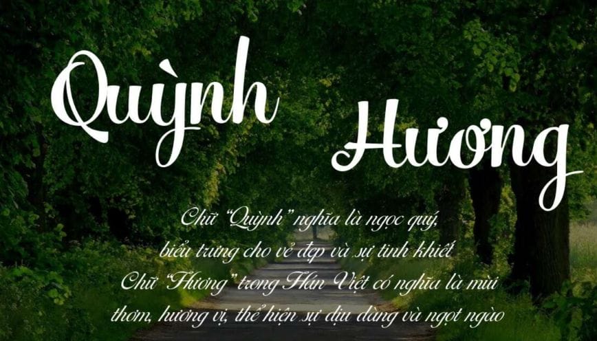 Ý nghĩa tên Quỳnh Hương - Dự đoán vận mệnh về tình yêu và sự nghiệp