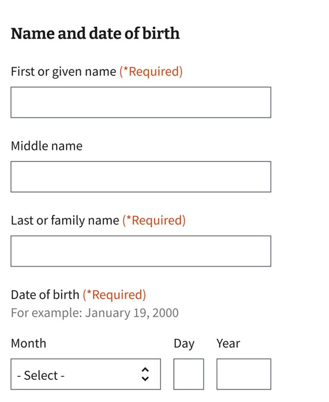 Nhiều người Việt gặp khó khăn khi điền given name vào biểu mẫu quốc tế